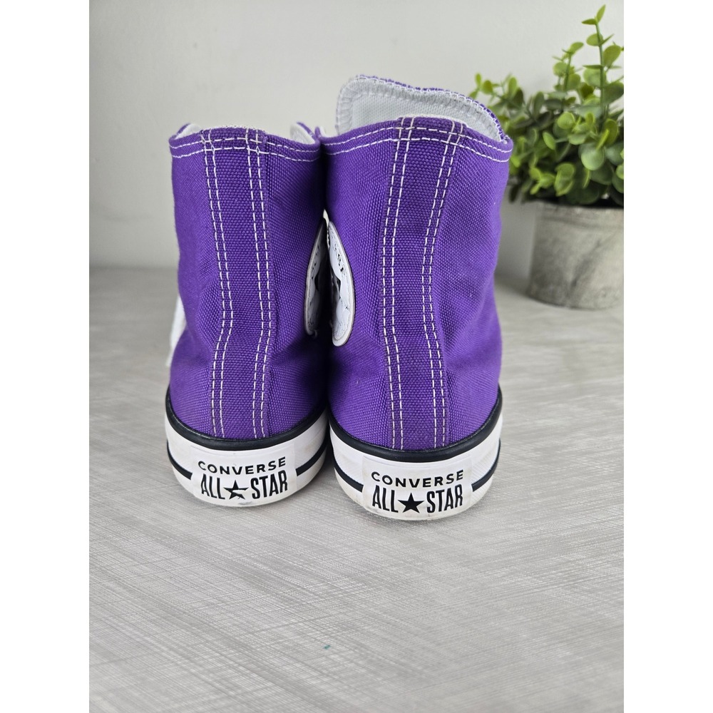 Converse Chuck Taylor All Star Purple High Top Sneakers Womens 7 Mens 5 - Picture 6 of 12